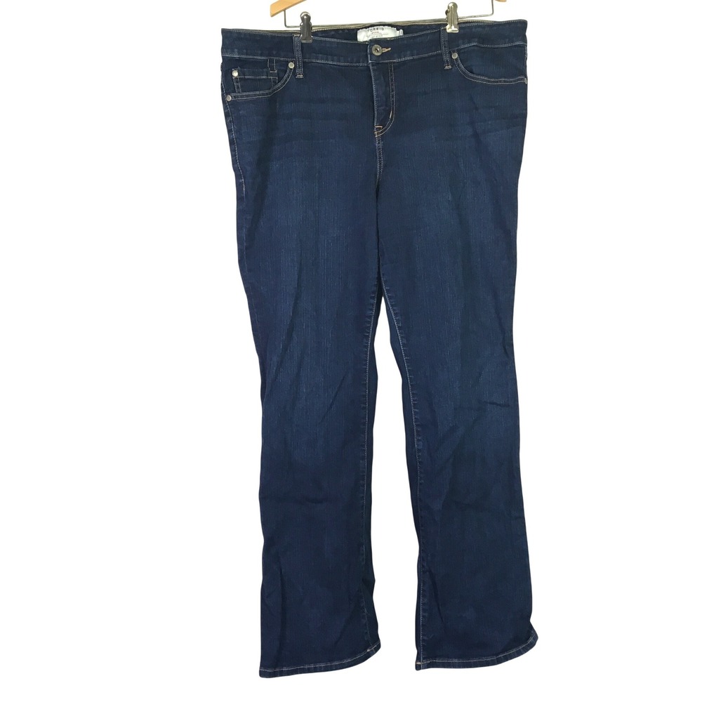 Torrid Relaxed Boot Jeans 20R Dark Wash Blue